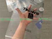 Túi Zip Chỉ Trắng