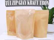 Túi Zipper Giấy kraft