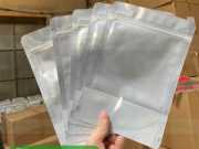 Túi Zipper Bạc