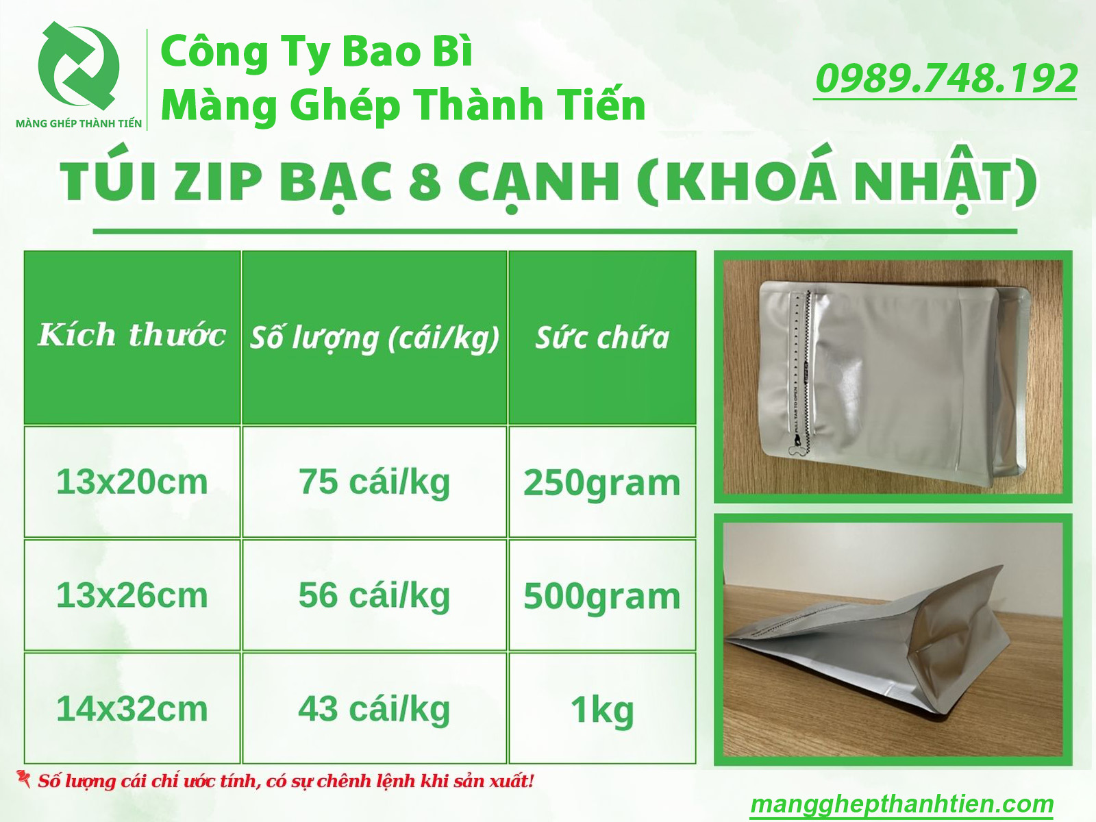 bang-size-tui-zip-bac-8-canh-khoa-nhat