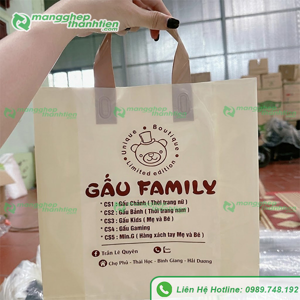 T&uacute;i &eacute;p quai PE đa dạng độ d&agrave;y ph&ugrave; hợp từng sản phẩm