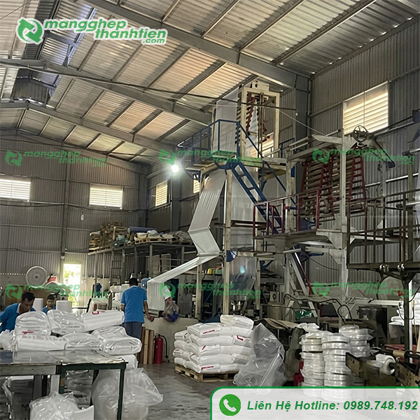 Xưởng sản xuất t&uacute;i &eacute;p quai PE theo y&ecirc;u cầu
