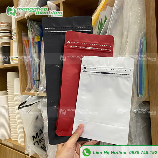 Túi zip ghép 8 cạnh nhiều màu in theo yêu cầu tại Màng Ghép Thành Tiến