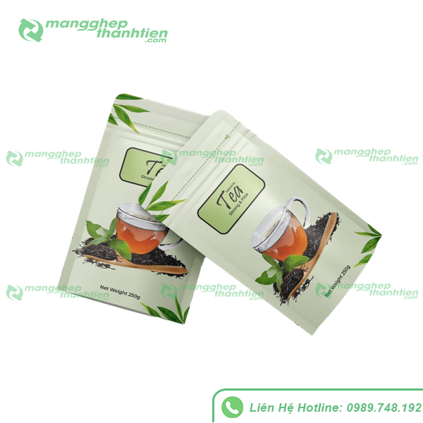 Túi zip ghép đựng trà giúp bảo quản hương vị và chất lượng sản phẩm