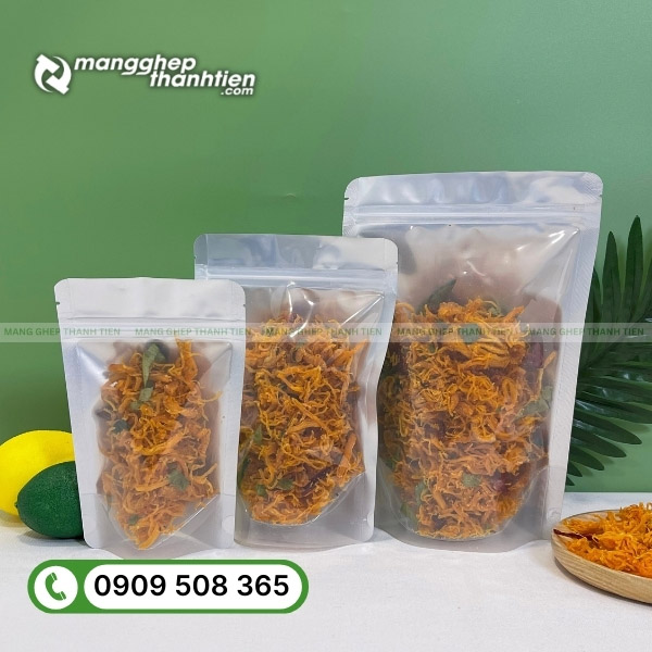 T&uacute;i zipper bạc đựng kh&ocirc; g&agrave; gi&uacute;p tr&aacute;nh bị oxy h&oacute;a