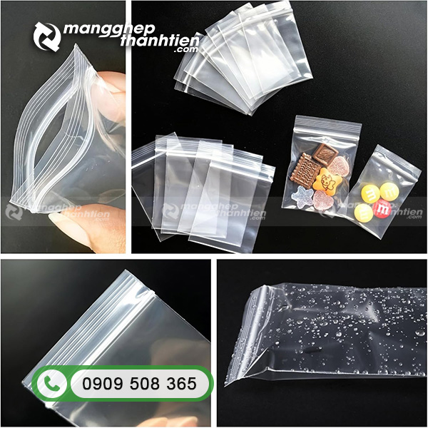 Sử dụng túi zip chỉ trắng phân loại hàng hóa quản lý kho