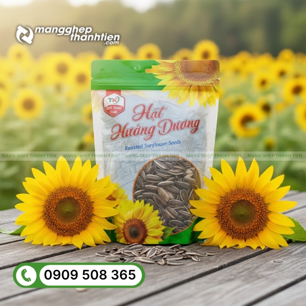 Bao bì đựng hạt hướng dương màng ghép nhiều lớp bảo quản tốt