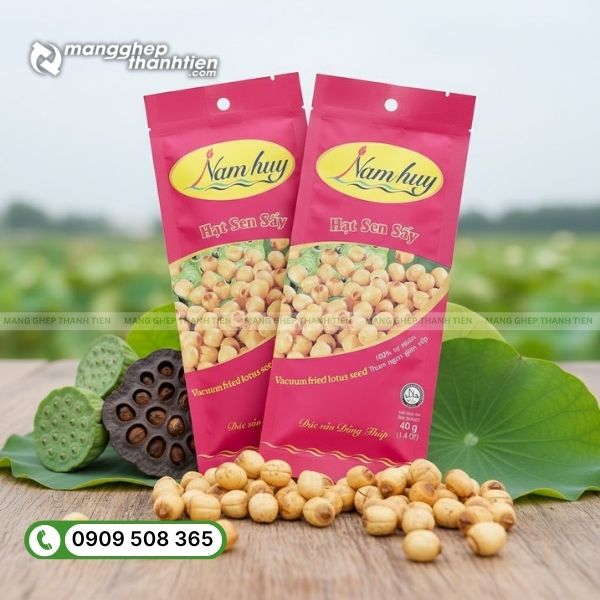 Bao b&igrave; đựng hạt sen bền chắc, ph&ugrave; hợp nhiều nhu cầu đ&oacute;ng g&oacute;i