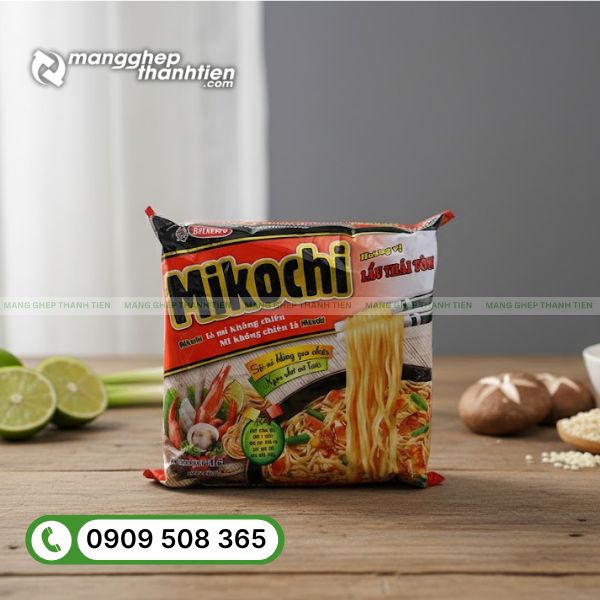 Bao b&igrave; m&igrave; ăn liền in ấn sắc n&eacute;t, m&agrave;u sắc đồng đều