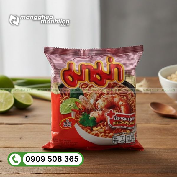 Chi tiết in ấn bao b&igrave; m&igrave; g&oacute;i sắc n&eacute;t, b&aacute;m mực tốt