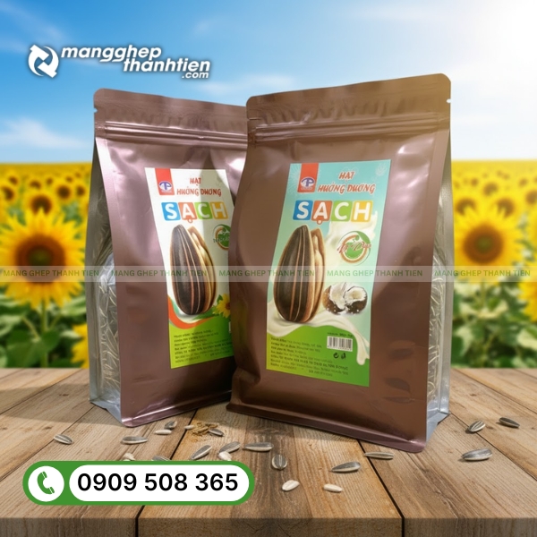 In bao bì hạt hướng dương theo yêu cầu bằng công nghệ in ống đồng