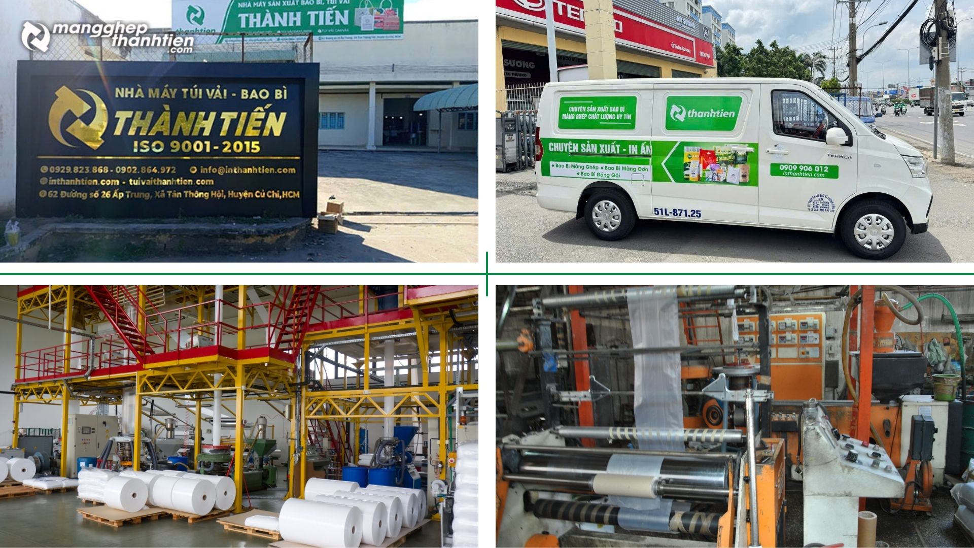 Xưởng sản xuất bao b&igrave; đựng bột m&igrave; theo y&ecirc;u cầu tại M&agrave;ng Gh&eacute;p Th&agrave;nh Tiến