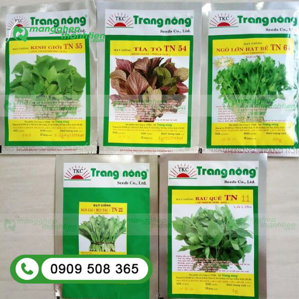 Mẫu bao bì đựng hạt giống đẹp và bền