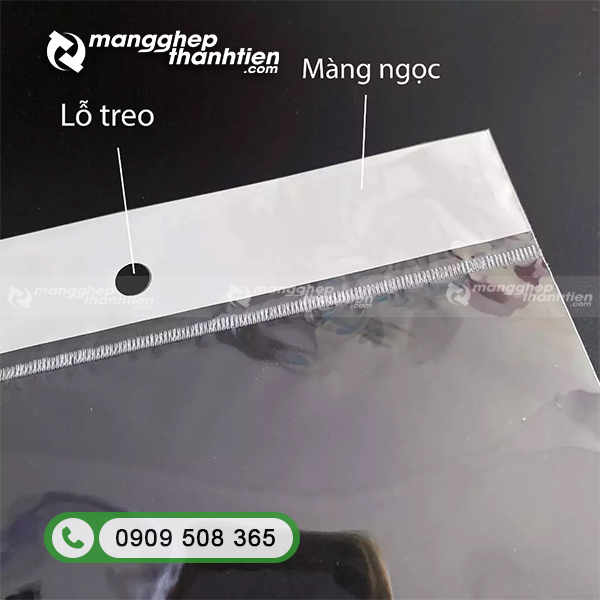 Cấu tạo chi tiết t&uacute;i opp m&agrave;ng ngọc