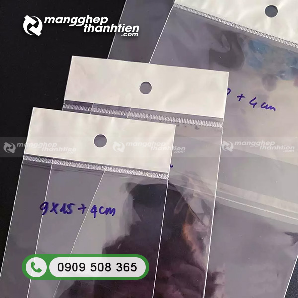 K&iacute;ch thước t&uacute;i OPP m&agrave;ng ngọc th&ocirc;ng dụng