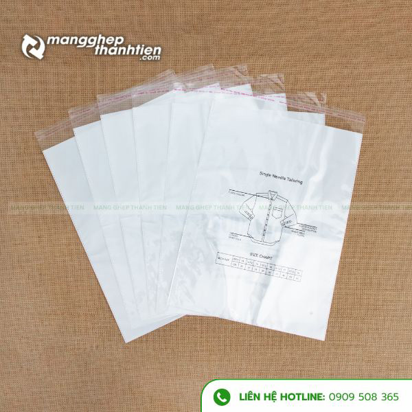 T&uacute;i OPP m&agrave;ng ngọc in theo y&ecirc;u cầu với nhiều k&iacute;ch thước