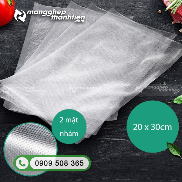 T&uacute;i h&uacute;t ch&acirc;n kh&ocirc;ng 2 mặt nh&aacute;m 20x30cm