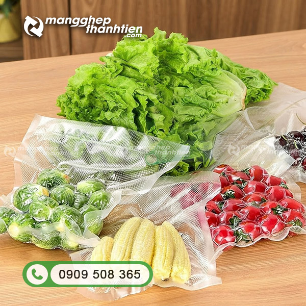 T&uacute;i h&uacute;t ch&acirc;n kh&ocirc;ng 2 mặt nh&aacute;m đựng rau sạch