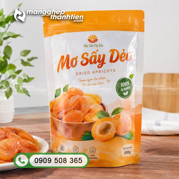 Bao b&igrave; đựng mơ sấy dẻo gi&uacute;p tăng khả năng bảo quản