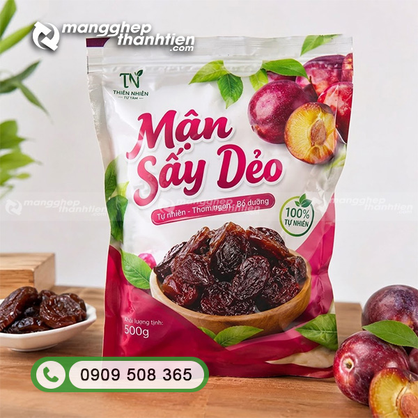 mẫu t&uacute;i đựng mận sấy dẻo đẹp