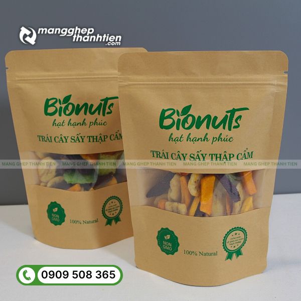 Bao bì đựng trái cây sấy màng ghép đa lớp