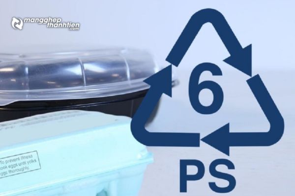 Kí hiệu nhựa số 6 PS 