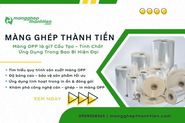 Màng OPP Là Gì? Tính Chất, Cấu Tạo Và Vai Trò Trong Sản Xuất Bao Bì