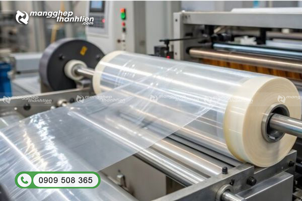 C&ocirc;ng đoạn gia c&ocirc;ng v&agrave; c&aacute;n m&agrave;ng BOPP trong sản xuất bao b&igrave;