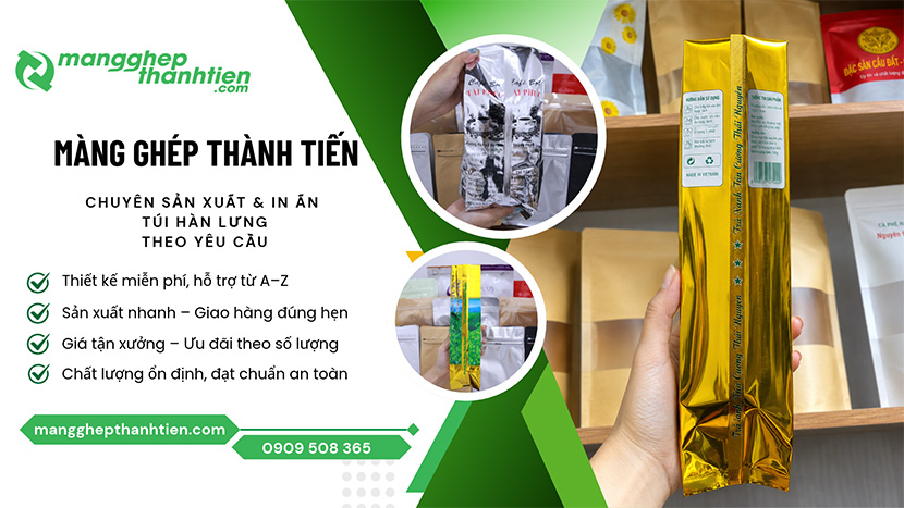 Cơ sở sản xuất t&uacute;i h&agrave;n lưng giữa gh&eacute;p m&agrave;ng tại TP.HCM