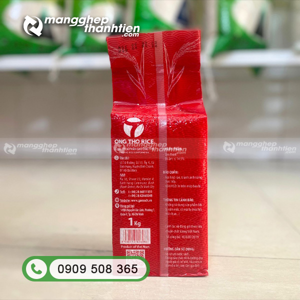 Mẫu t&uacute;i h&agrave;n lưng dẹt đ&oacute;ng g&oacute;i thực phẩm