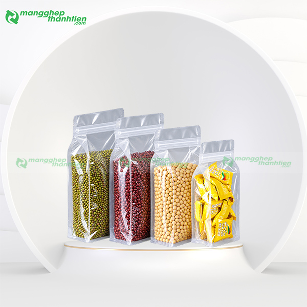 Túi Zip 8 Cạnh Trong Suốt