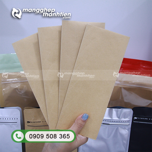 Cấu tạo túi 4 biên giấy ghép màng cản ẩm cản sáng