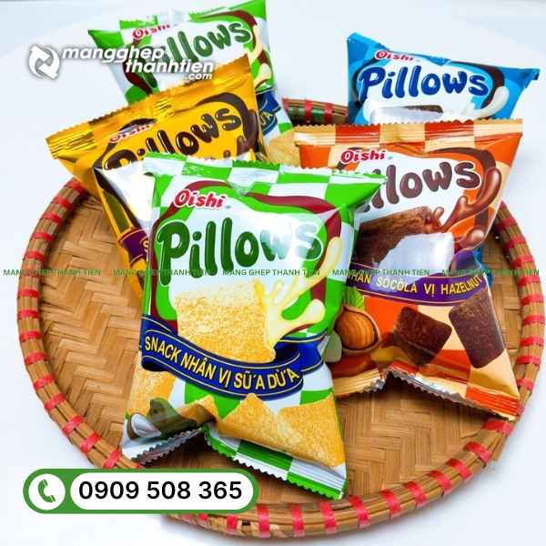 K&iacute;ch thước bao b&igrave; b&aacute;nh snack th&ocirc;ng dụng