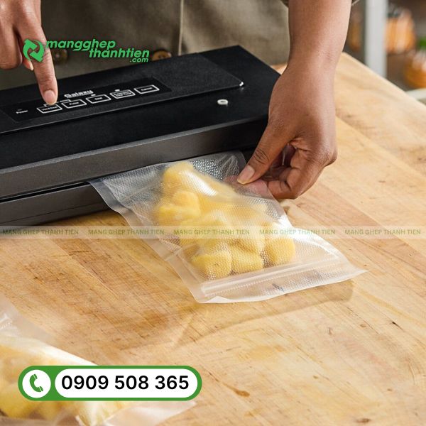 Túi hút chân không khóa zip tiện lợi tái sử dụng