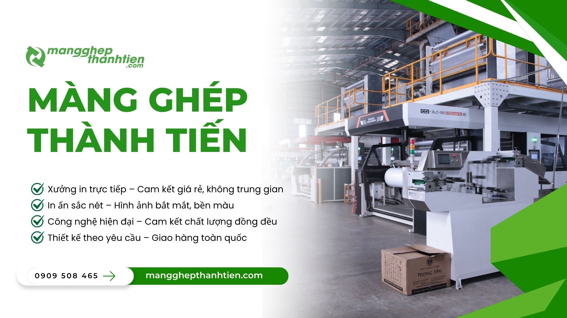 Xưởng sản xuất túi zip hút chân không Màng Ghép Thành Tiến