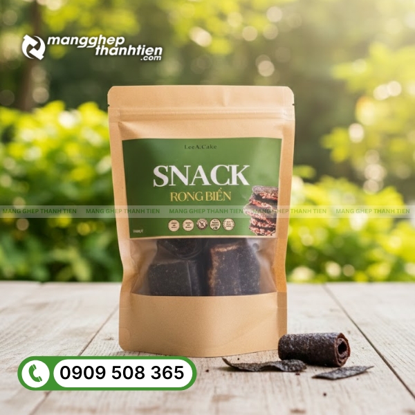 Bao b&igrave; rong biển sấy in theo y&ecirc;u cầu