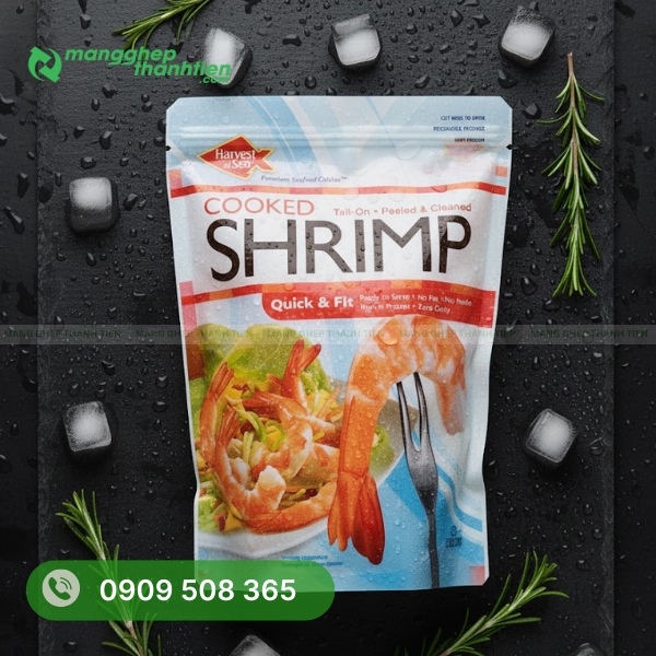 Bao b&igrave; thủy sản bảo quản c&aacute;, t&ocirc;m, mực đ&ocirc;ng lạnh hiệu quả