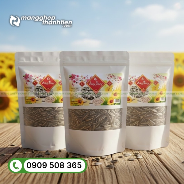 Chất liệu bao bì hạt hướng dương phổ biến hiện nay
