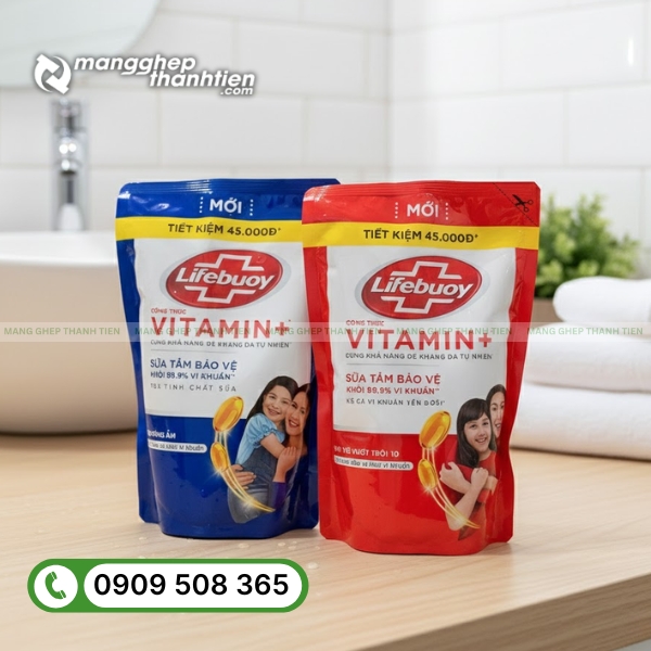 Chất liệu bao b&igrave; sữa tắm đạt chuẩn mỹ phẩm, an to&agrave;n cho sản phẩm dạng lỏng