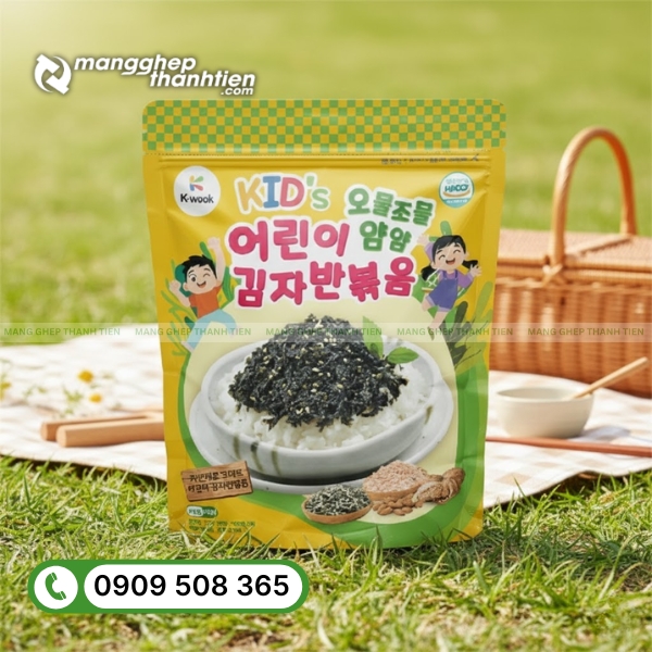 T&uacute;i đựng rong biển sấy đa dạng kiểu d&aacute;ng v&agrave; k&iacute;ch thước