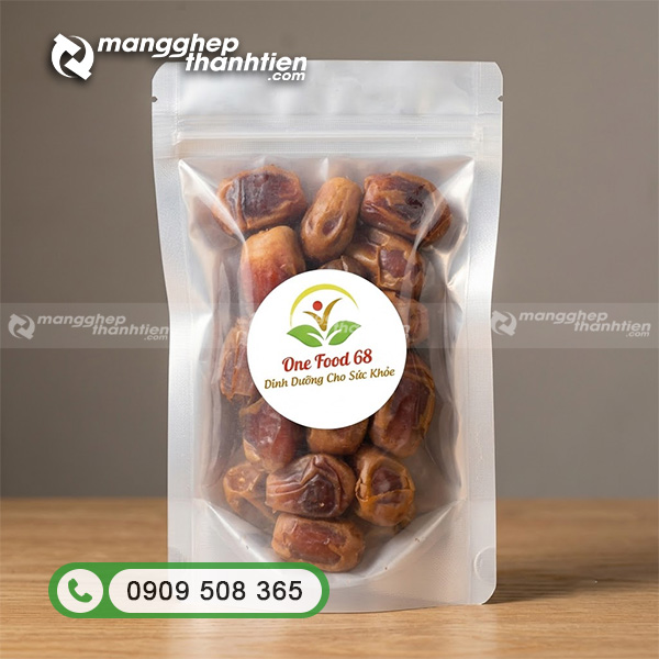 T&uacute;i zip bạc 1 mặt trong đựng ch&agrave; l&agrave; sấy