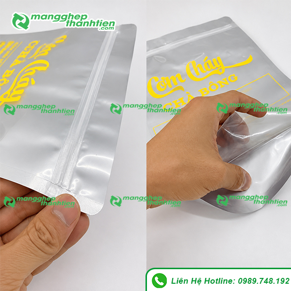 Chất liệu túi zip đựng nước lèo và nước chấm