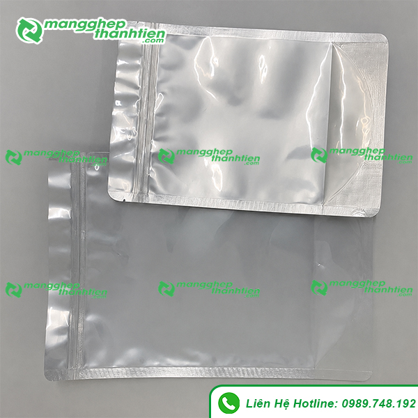 Túi zipper đựng nước lèo dạng phẳng và đáy đứng