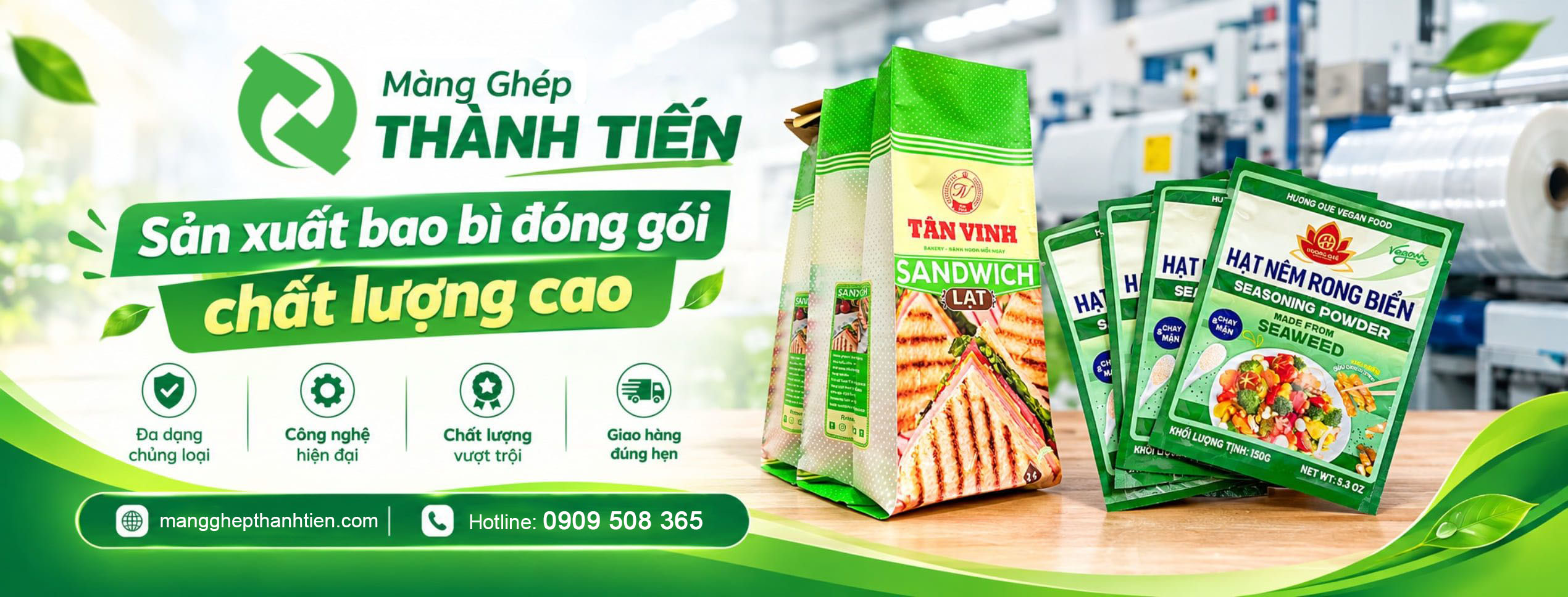 XƯỞNG IN BAO BÌ ĐÓNG GÓI