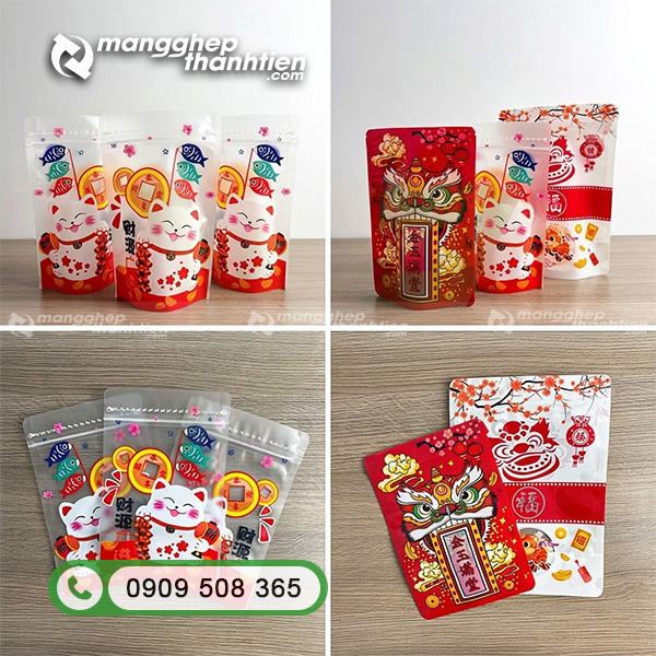 Bao b&igrave; m&agrave;ng gh&eacute;p b&aacute;nh kẹo OPP-CPP, chống thấm, Th&agrave;nh Tiến