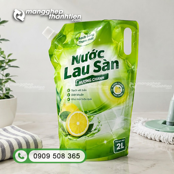 Mẫu bao b&igrave; nước xả vải, t&uacute;i nước giặt c&oacute; v&ograve;i đẹp