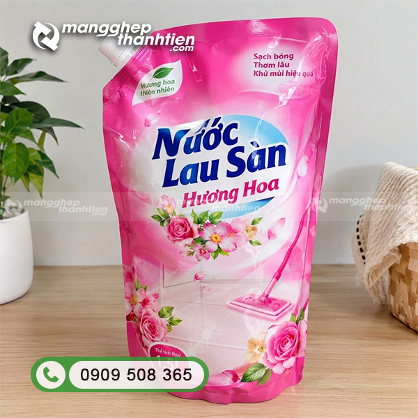 Mẫu in ấn bao b&igrave; nước giặt sắc n&eacute;t