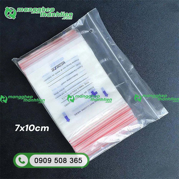 T&uacute;i zipper chỉ đỏ thường được sử dụng phổ biến trong y tế