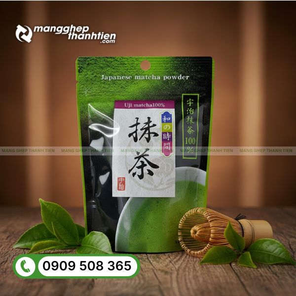 Bao b&igrave; đ&oacute;ng g&oacute;i bột matcha chống ẩm, bảo quản l&acirc;u d&agrave;i