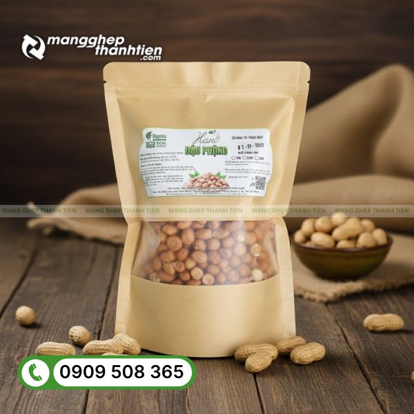 Bao b&igrave; đ&oacute;ng g&oacute;i đậu phộng chất lượng cao, bảo quản hiệu quả